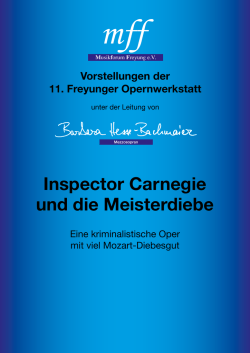 Inspector Carnegie und die Meisterdiebe