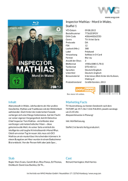 Inspector Mathias - Mord in Wales. Staffel 1 Inhalt Marketing Facts