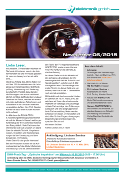 JT-Newsletter 2015-06 - bei JT