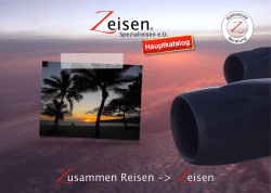 Hauptkatalog - Zeisen Spezialreisen