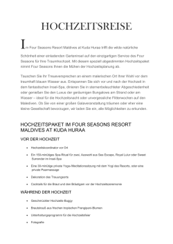 hochzeitsreise - Touristic Temptation