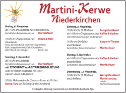 Martini-Kerwe - Niederkirchen