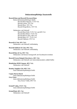 LMIV-Informationen Bacardi