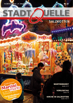 Martini markt - Stadtquelle Salzkotten