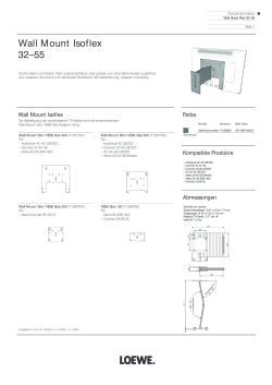 Wall Mount Isoflex 32–55