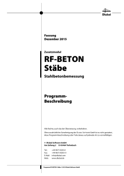 RF-BETON Stäbe