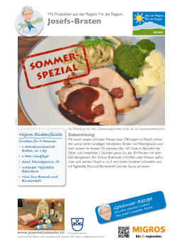Josefs-Braten - Jeannette kocht