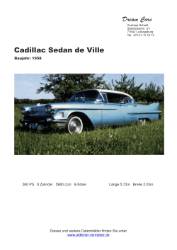 Cadillac Sedan de Ville 1958_