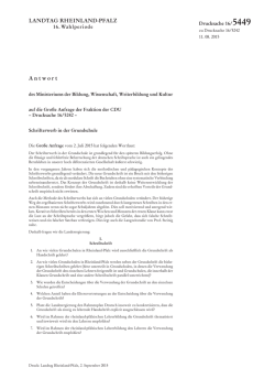Drucksache 5449-16 - Landtag Rheinland