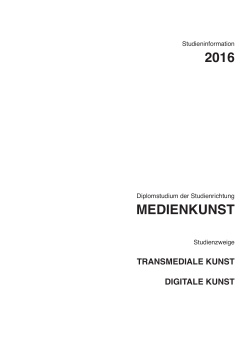 Studieninformation 2016 (PDF Download)