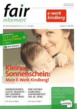 Kleiner Sonnenschein: