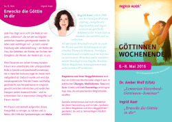 G&Ouml;TTINNEN WOCHENENDE G&Ouml;TTINNEN