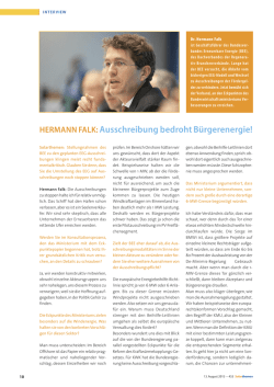 Interview mit Dr. Hermann Falk