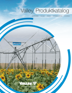 Valley Irrigation German Product Catalog