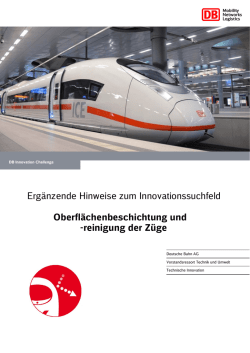 reinigung der Z&uuml;ge