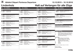 10.12.2016 Lindenholz Halt auf Verlangen für alle Züge