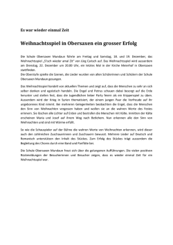 Zeitungsbericht_Weihnachtsspiel überarbeitet