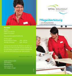 Pflege&uuml;berleitung