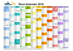 Renn-Kalender 2016