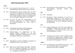 Jahresprogramm 2016 - gesamt