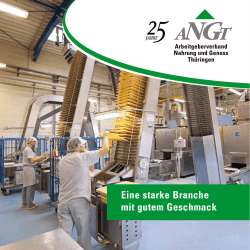 Eine starke Branche mit gutem Geschmack