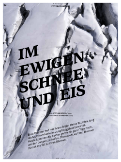 Im ewigen Schnee und Eis