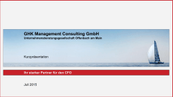 1. GHK Management Consulting GmbH