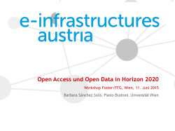 e-Infrastructure Austria