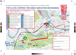 ttip & ceta stoppen! für einen gerechten welthandel!