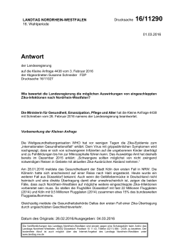 Antwort - Landtag NRW