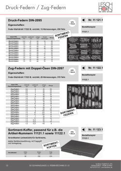 Druck-Federn / Zug