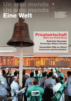 Eine Welt 4/2015 - Eidgen&ouml;ssisches Departement f&uuml;r ausw&auml;rtige