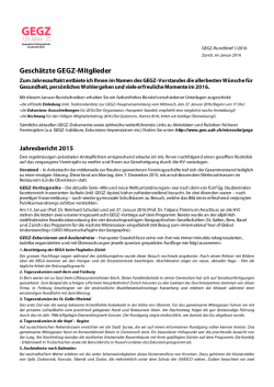 Jahresbericht 2015