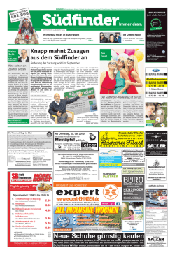 Ehingen - S&uuml;dfinder