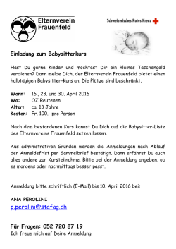 Information - Elternverein Frauenfeld