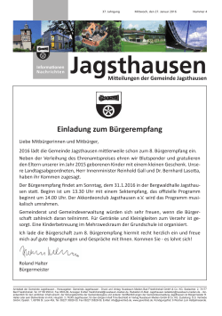 Nr. 2016/4 - in der Gemeinde Jagsthausen