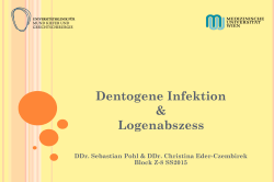 Dentogene Infektion und Logenabszess
