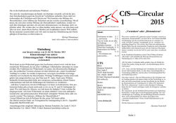 CfS Cirkular 1 2015.pub - ChristInnen für den Sozialismus
