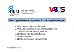 Weichgewebemanagement in der Implantologie