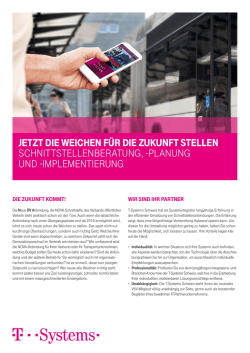 Jetzt die Weichen f&uuml;r die Zukunft stellen - T