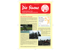 Die Sirene 2007 - Ausgabe 13 - Freiwillige Feuerwehr Mühldorf