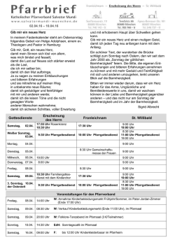 Gottesdienste Erscheinung des Herrn rscheinung Fronleichnam St