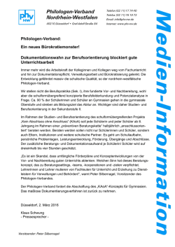 Dokumentationswahn zur Berufsorientierung