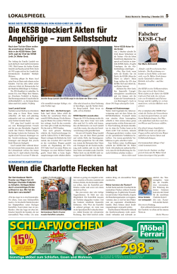 Obersee Nachrichten, 5.11.2015