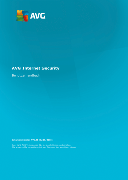 AVG Internet Security User Manual - Gruber-Web