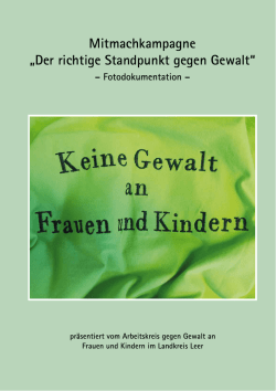 Der richtige Standpunkt gegen Gewalt