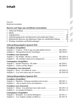 Inhalt - STARK Verlag