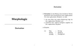 Derivation