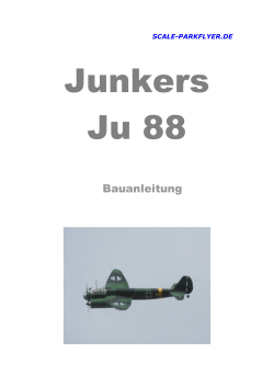 Bauanleitung Junkers Ju 88 - bei scale