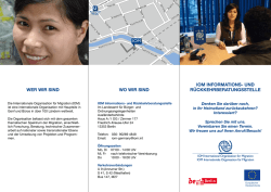 IOM Informations- und R&uuml;ckkehrberatungsstelle
